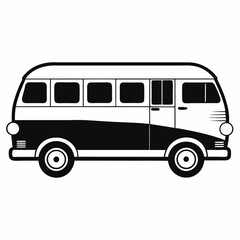 bus-line-art-on-white-background 