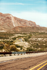 Rio Grande in Big Bend Ranch State Park along FM 170 Highway Texas