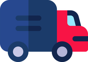 truck Illustration on a white background.