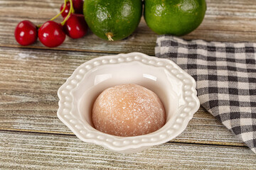 Japanese rice dessert mochi cake