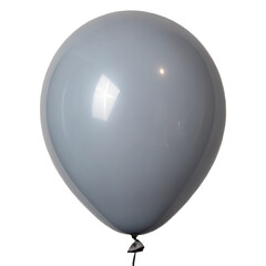 Grey Balloons isolated on Transparent Background