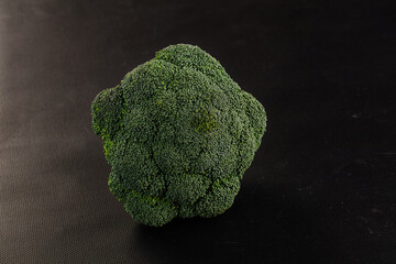 Raw ripe green broccoli cabbage
