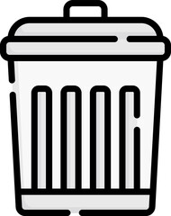 bin Illustration on a white background.