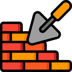 bricks Illustration on a white background.