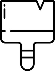 brush Illustration on a white background.