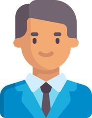 businessman Illustration on a white background.