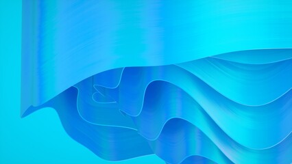 abstract blue waves