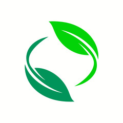 green leaf logo