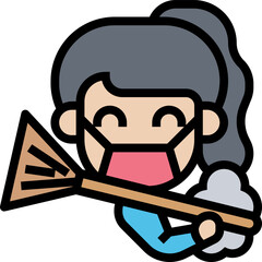 cleaner Illustration on a white background.