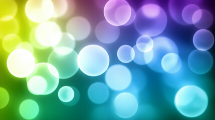 Colorful abstract background with soft glowing circles