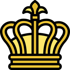 crown Illustration on a white background.