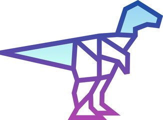 dinosaur Illustration on a white background.