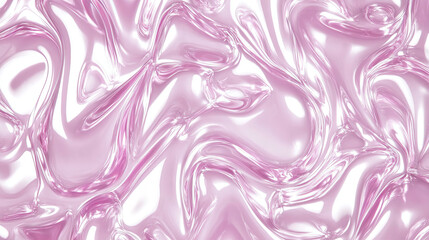 Obraz premium Smooth pink liquid texture with glossy finish