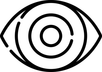 eye Illustration on a white background.