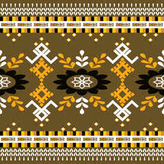 The geometric ethnic pattern of traditional style. Navajo, America Indian patterns. Design for background, wallpaper, clothing, wrapping, Batik, fabric, and prints. Vector illustration.