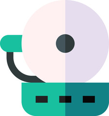 fire alarm Illustration on a white background.