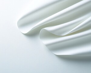 Soft and delicate textured paper with subtle creases and an organic tactile feel, natural white tone, gentle lighting, high-resolution