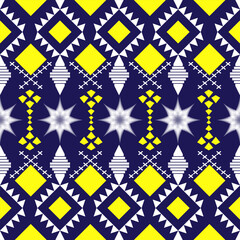 The geometric ethnic pattern of traditional style. Navajo, America Indian patterns. Design for background, wallpaper, clothing, wrapping, Batik, fabric, and prints. Vector illustration.