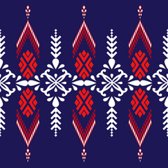 The geometric ethnic pattern of traditional style. Navajo, America Indian patterns. Design for background, wallpaper, clothing, wrapping, Batik, fabric, and prints. Vector illustration.