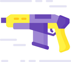 gun Illustration on a white background.