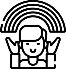 imagination Illustration on a white background