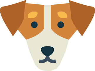 jack russell terrier Illustration on a white background