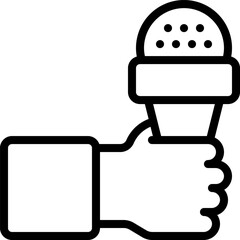 journalism Illustration on a white background