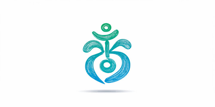 Hon Sha Ze Sho Nen. Reiki Symbol Vector Illustration