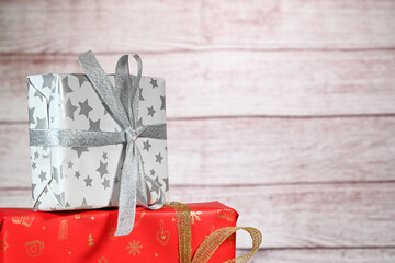 Cadeau Noel fete emballage noeud 