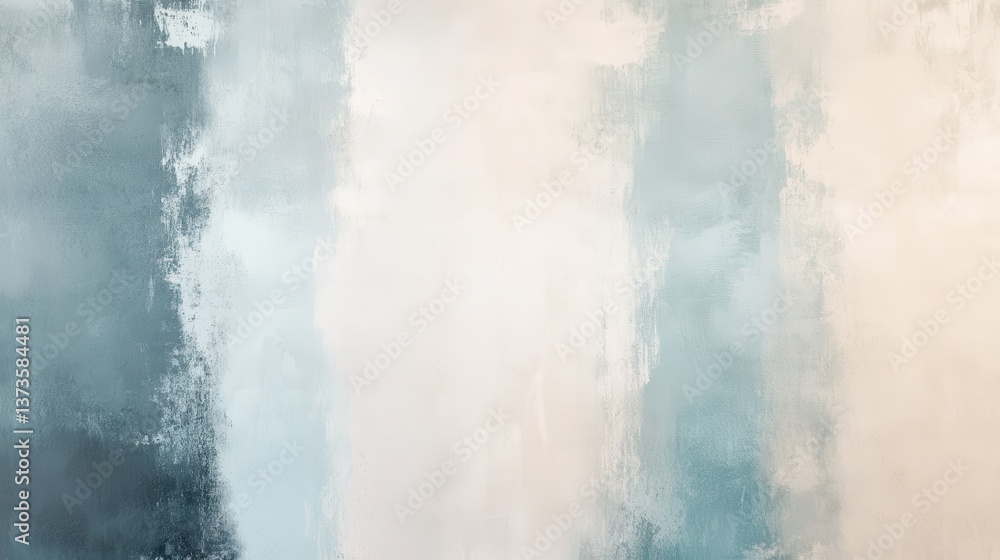 Poster Minimalist pastel gray abstract artwork with soft transitions and subtle textures