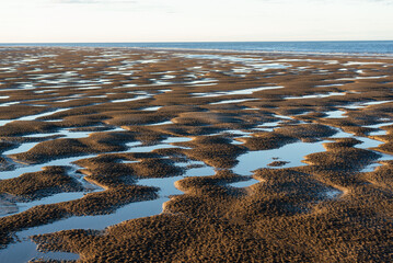 A Stunning Hervey Bay Sunset Over Calm Waters.