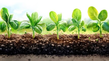 - watercolor illustrations