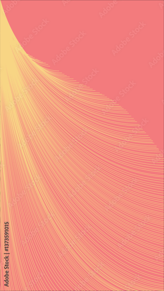 Poster vibrant abstract background with flowing waves and colorful gradients