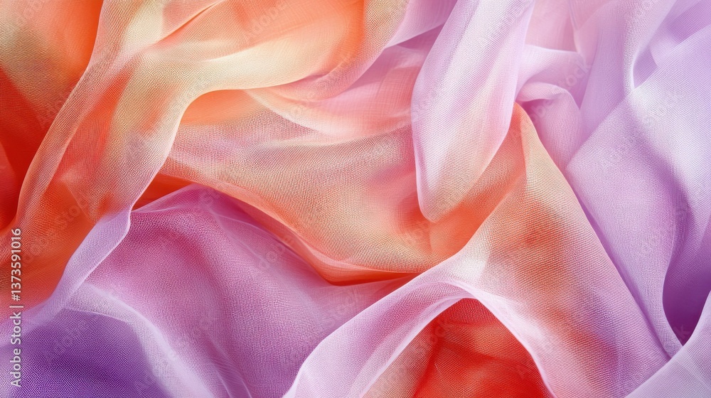 Aufkleber colorful abstract pencil strokes form a vibrant backdrop with soft flowing fabric textures