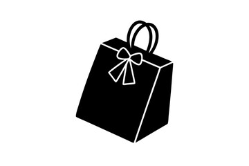 shopping bag isolated on white