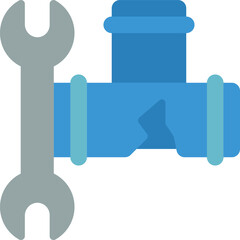 plumbing (3) Illustration on a white background