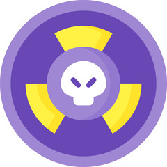 radiation Illustration on a white background