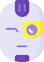 robot Illustration on a white background