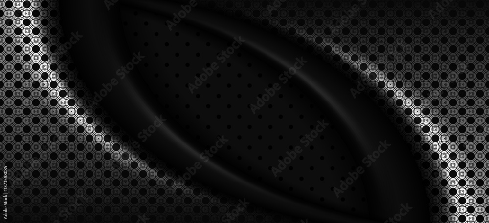 Aufkleber abstract dark gray paper realistic layered papercut decoration textured material design pattern conc