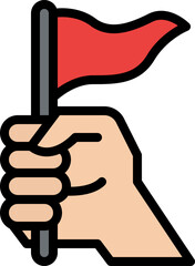 achievement Illustration on a white background