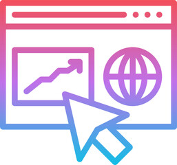 analysis Illustration on a white background