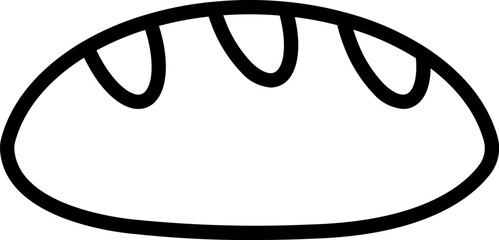 bread Illustration on a white background