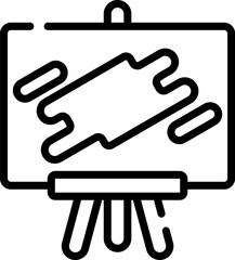canvas Illustration on a white background