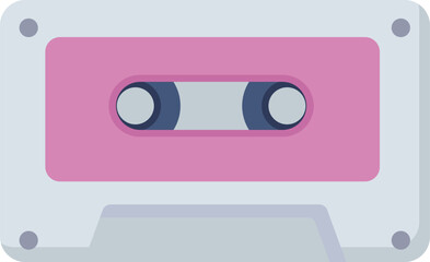 cassette tape Illustration on a white background