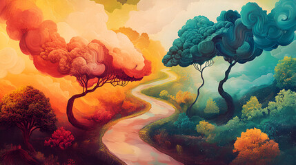 aerial view, backgrounds, California, dawn, horizontal, no people, photography, tranquillity, USA, beige, orange colour, saguaro cactus, autumn, realism, palm springs - California, building exterior