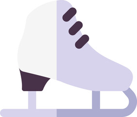 figure skating Illustration on a white background
