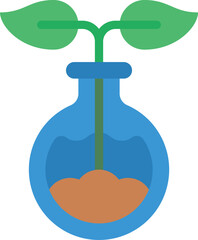 flask (3) Illustration on a white background