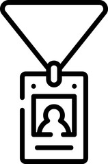 ID Illustration on a white background