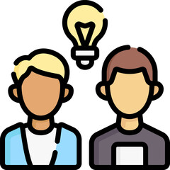 idea Illustration on a white background