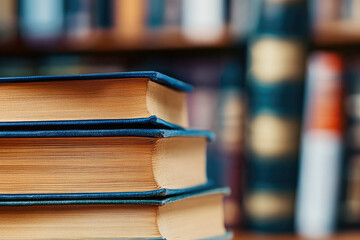 Close-up of a rare book featuring valuable author's autograph for book collector and literature enthusiast